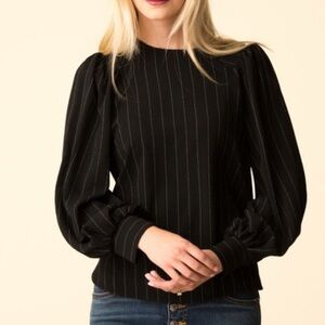 NWOT Ganni Heavy Crepe Blouse